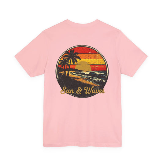 Sun & Waves Vintage Beach T-Shirt